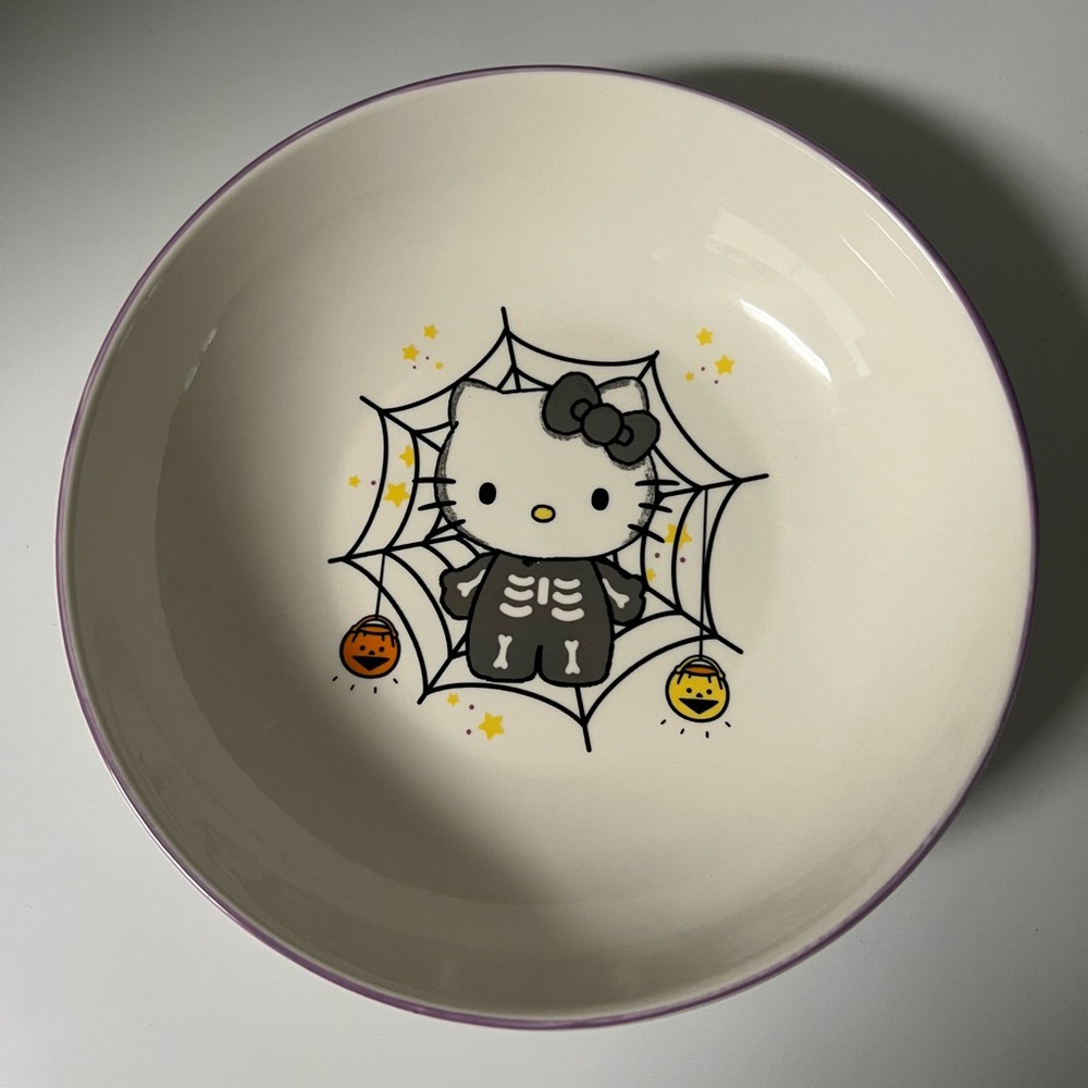 Hello Kitty Halloween Skeleton Bowl